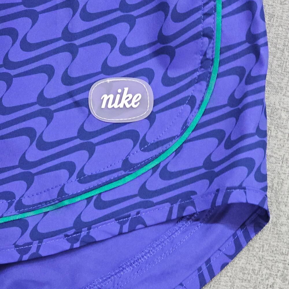 NWT Nike Shorts Womens Size XXL Purple Black Icon Clash Dri Fit Tempo Running - Picture 4 of 10